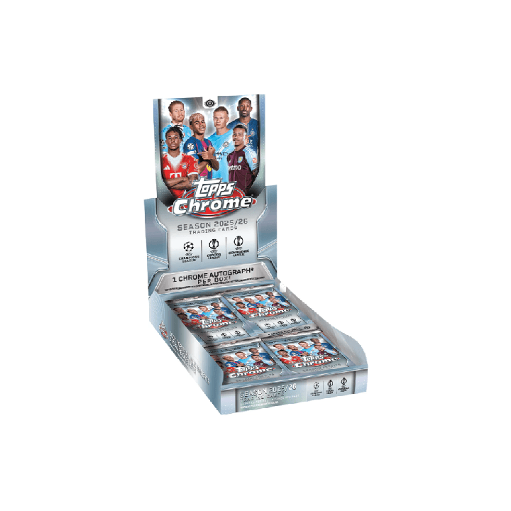 Topps Chrome® UEFA Club Competitions 2025-26 - Hobby Box