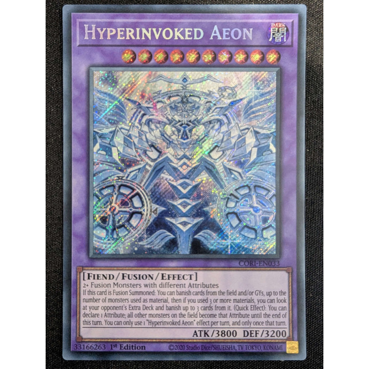 Chaos Origins – Hyperinvoked Aeon Secret Rare 1st Ed YuGiOh