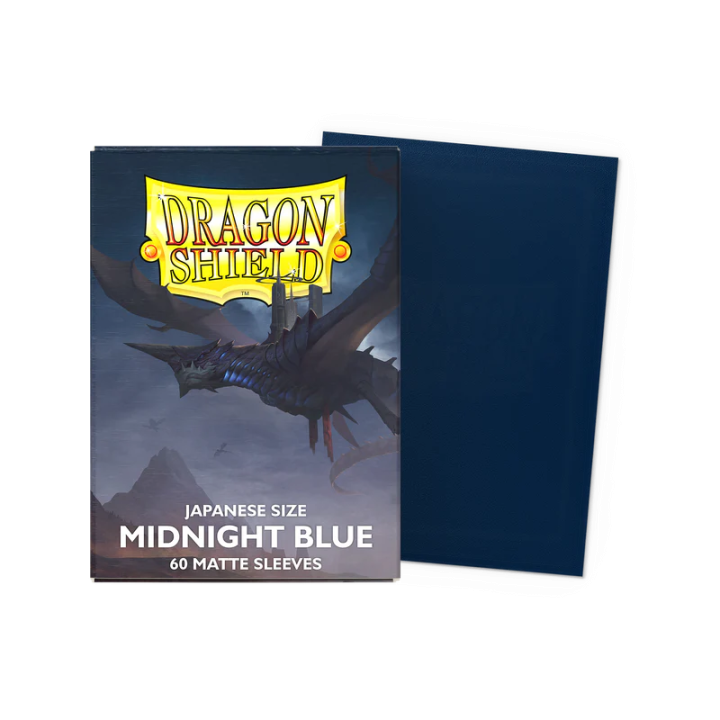 Dragon Shield - Midnight Blue (60 Matte Japanese Size Sleeves)