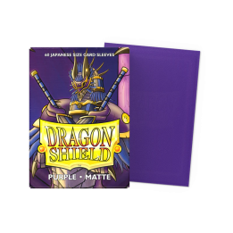 Dragon Shield - Purple (60 Matte Japanese Size Sleeves)