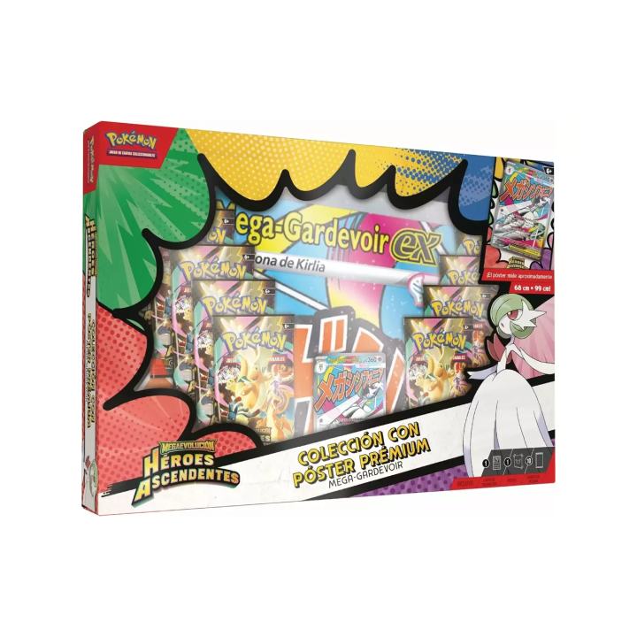 Ascended Heroes Premium Poster Collection Mega Gardevoir (Spanish)